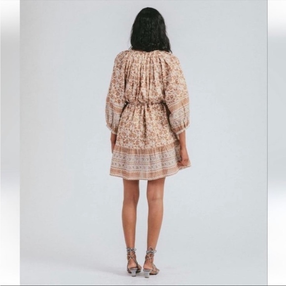 Pre Owned Cleobella ‘Rosy’ Mini Dress Tamil Block Print - Picture 2 of 10